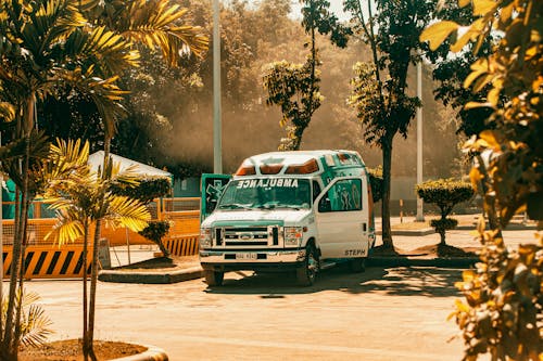 Photo of Ambulance Parked in Parking Lot