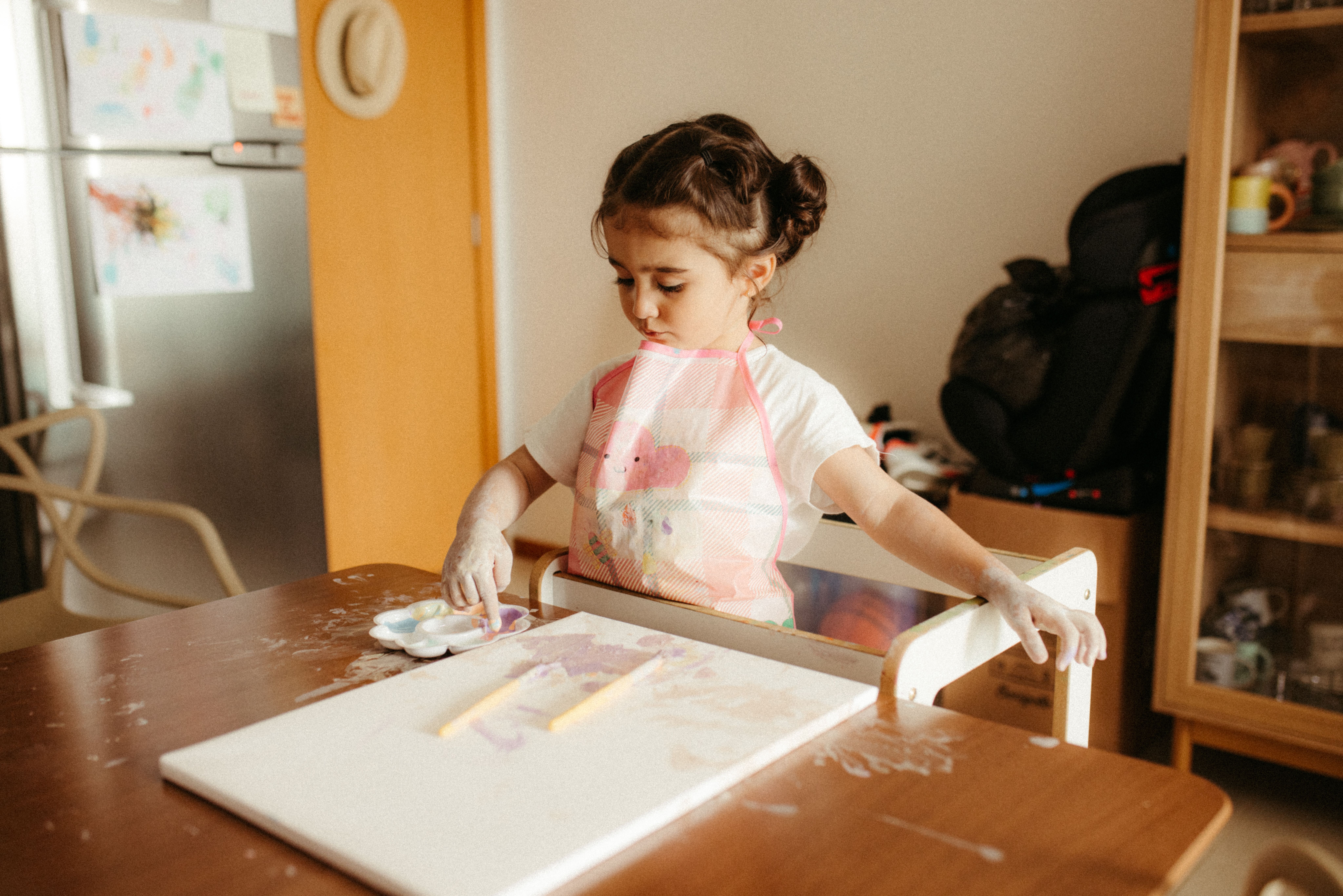 Painters and Decorators in Wallington — a decorator at work mid-project