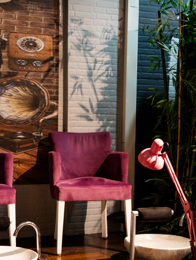 Salon interior and atmosphere