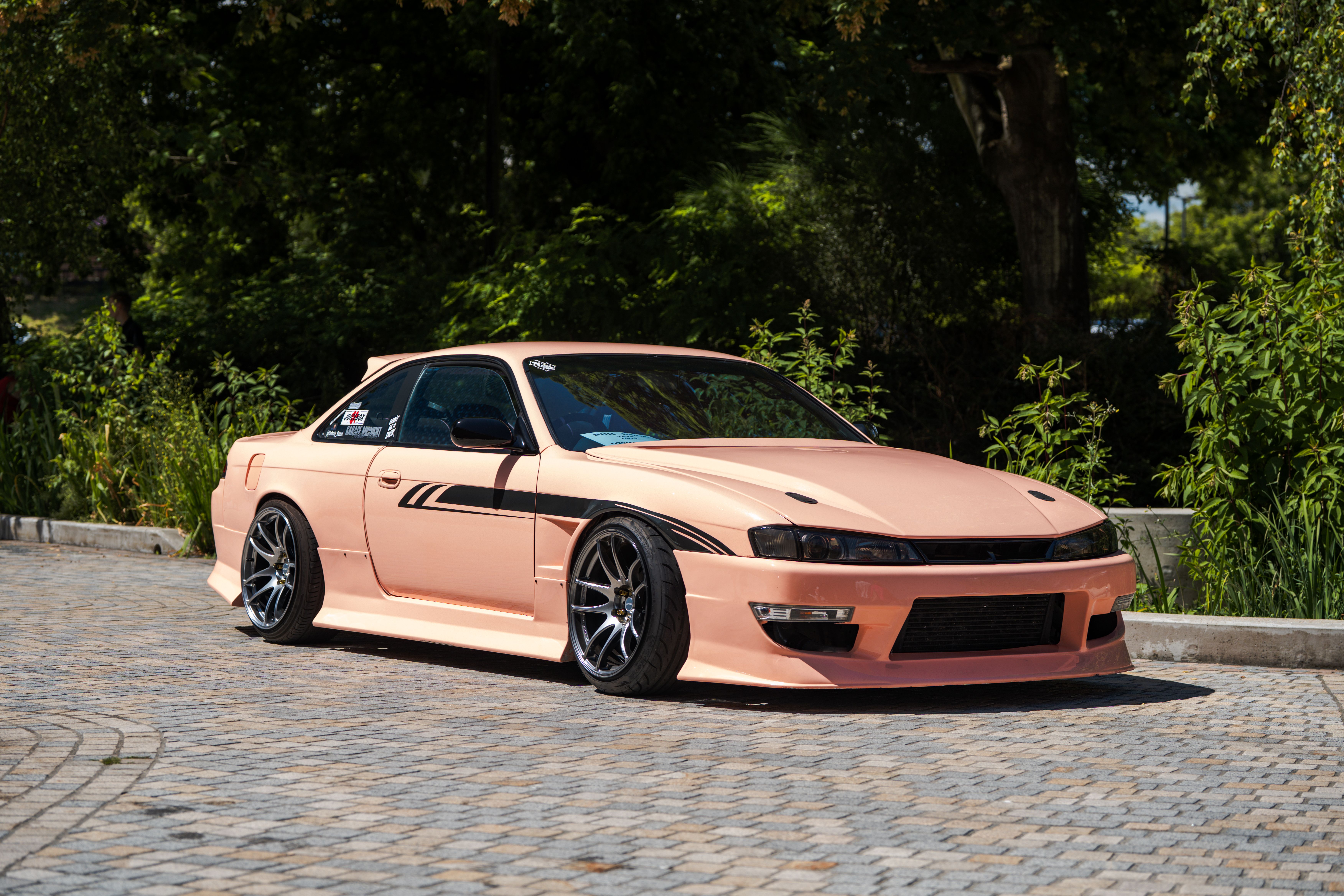 Custom Modified Car in Parked Outdoor Setting · Free Stock Photo