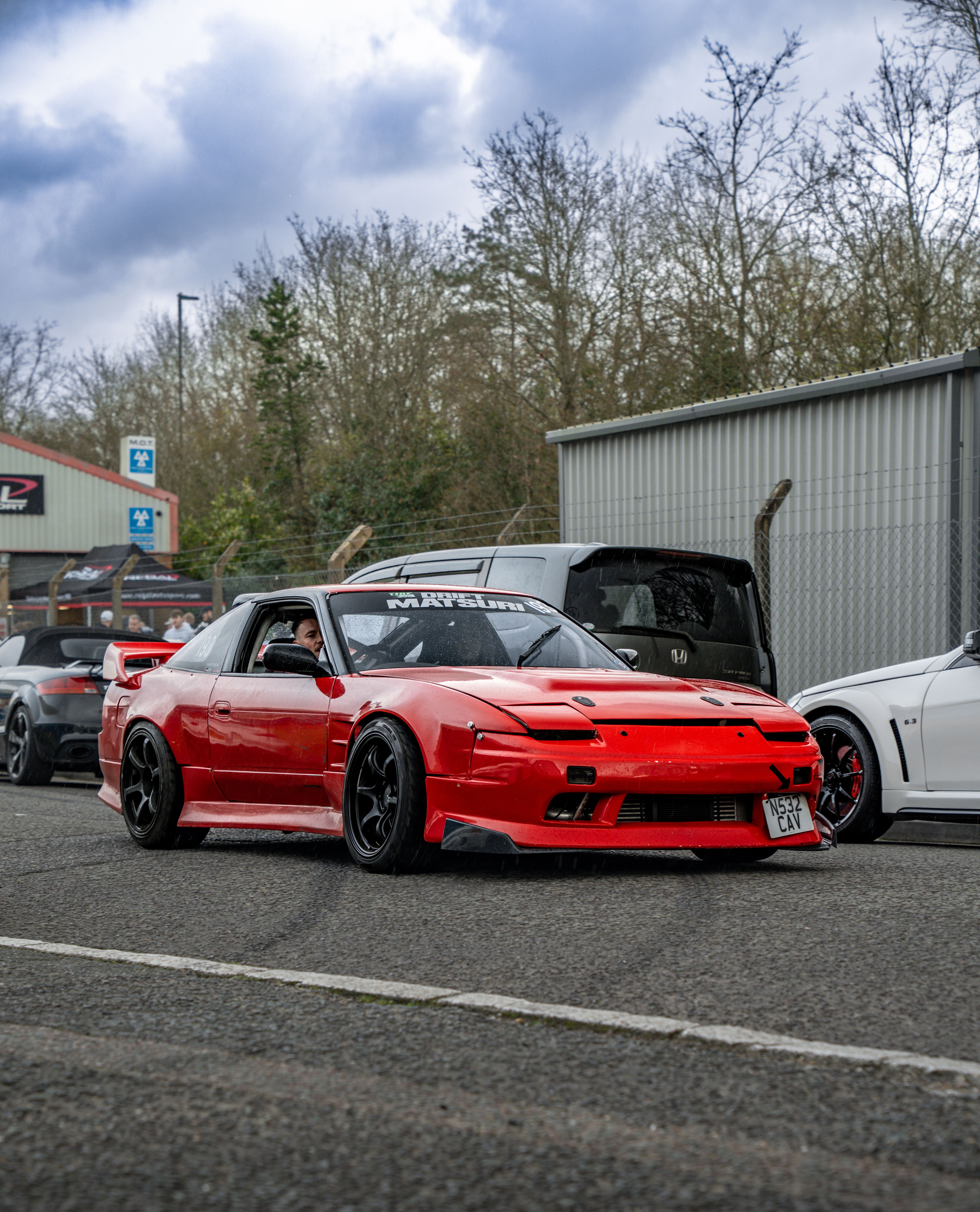 Red Modified Car in Southampton Racing Event · Free Stock Photo