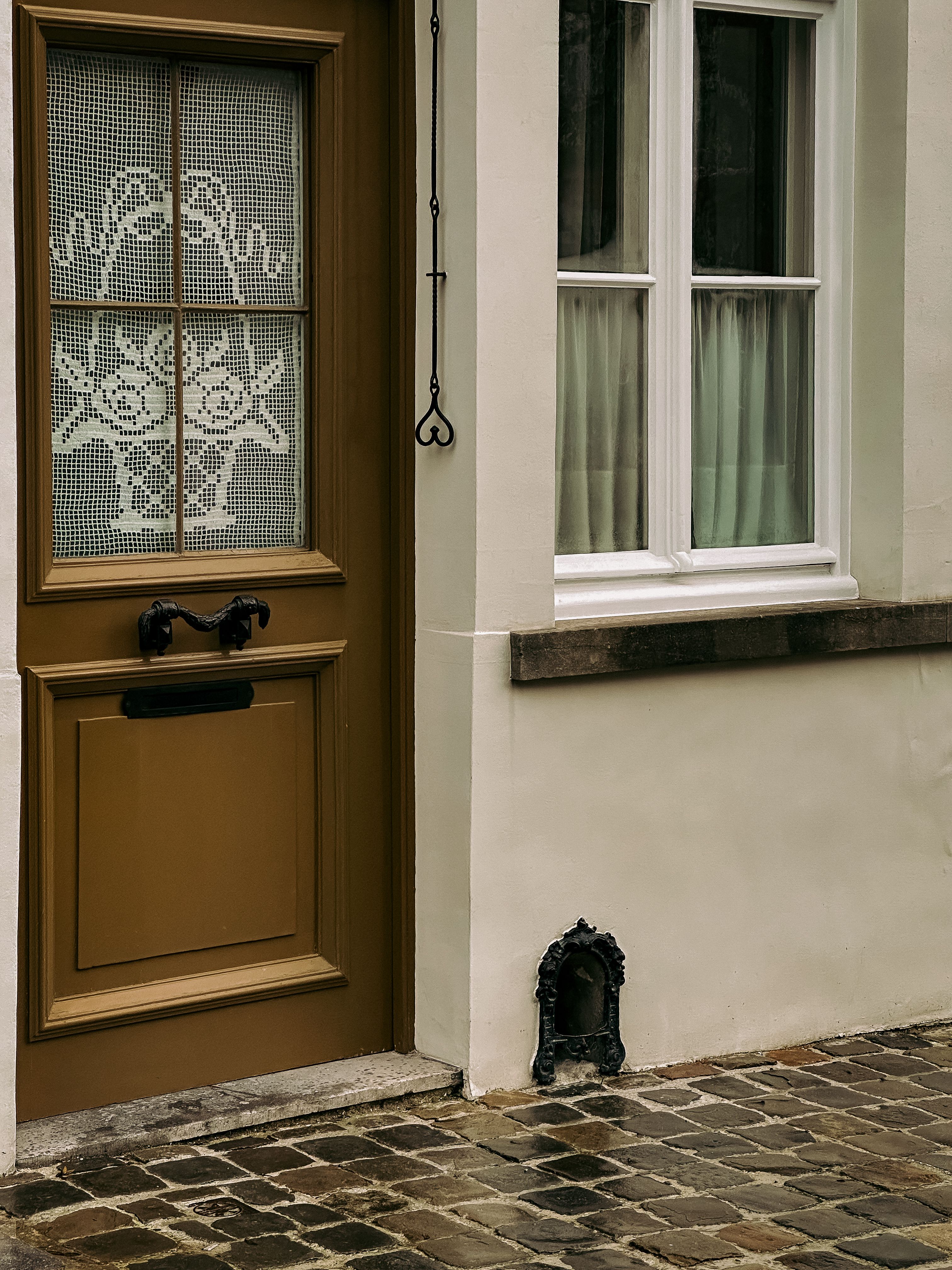 Charming Bruges Door and Window Scene · Free Stock Photo