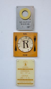 Charming restaurant exterior signage showcasing local culinary heritage in Eivissa, Spain.