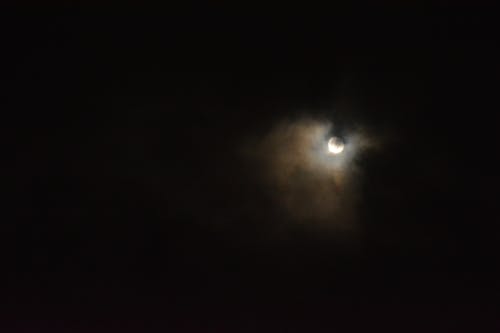 Foto profissional grátis de céu noturno, lua