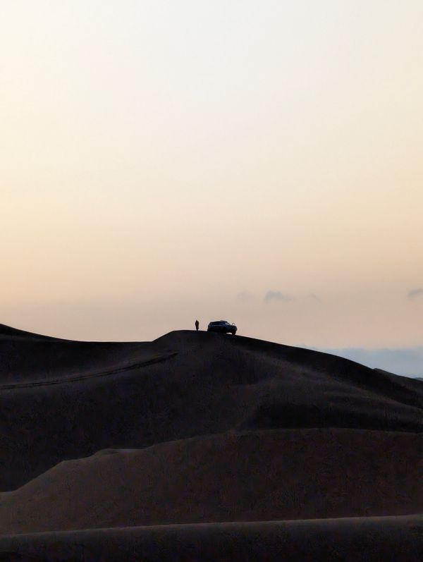 Sand dune at golden hour — photo by laura parenti on Pexels