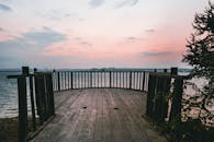 Stunning Sunset View Over Bosphorus from Pier