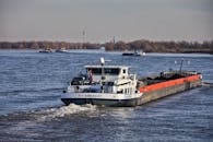 Cargo Ship Navigates Inland Waterway with Ease