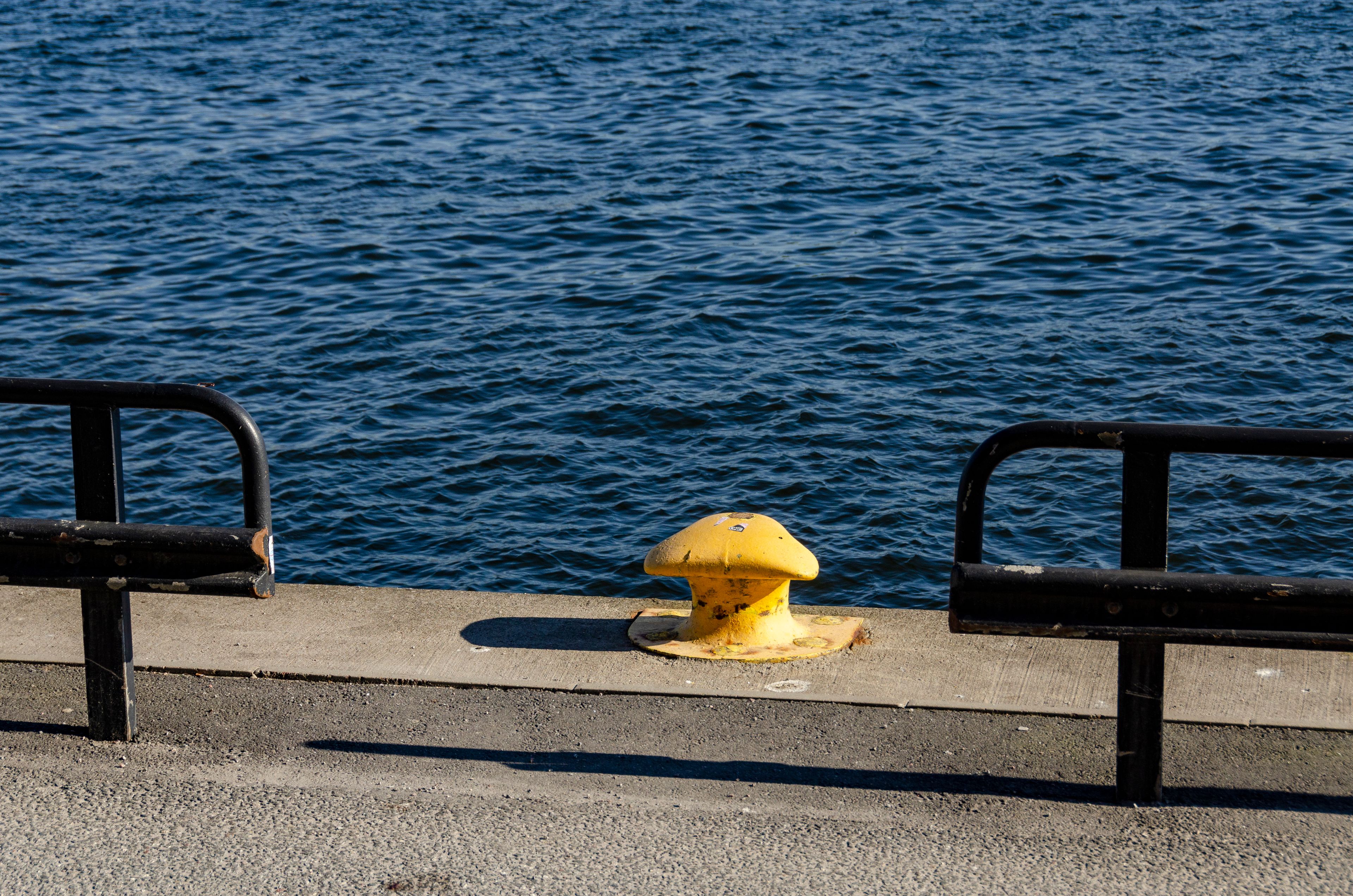 Geelong painted bollards waterfront