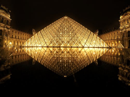 Free Louvre Museum, Paris Stock Photo
