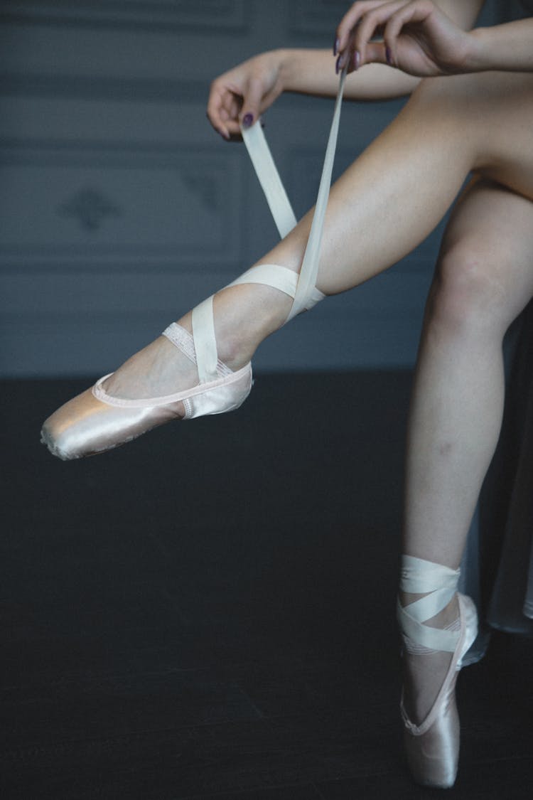 Photo Of Person Wearing Ballet Shoes