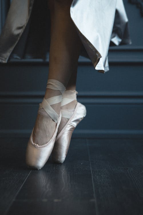 Free Photo of Woman Wearing Ballet Shoes Stock Photo