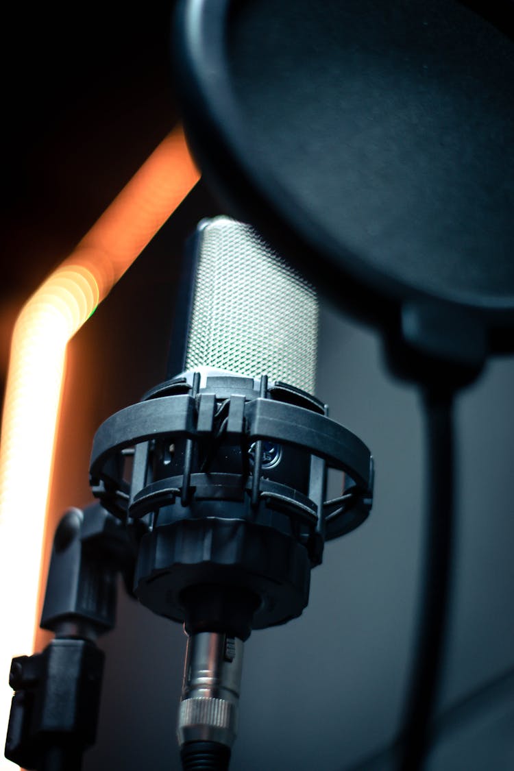 Close-Up Photo Of Condenser Mic