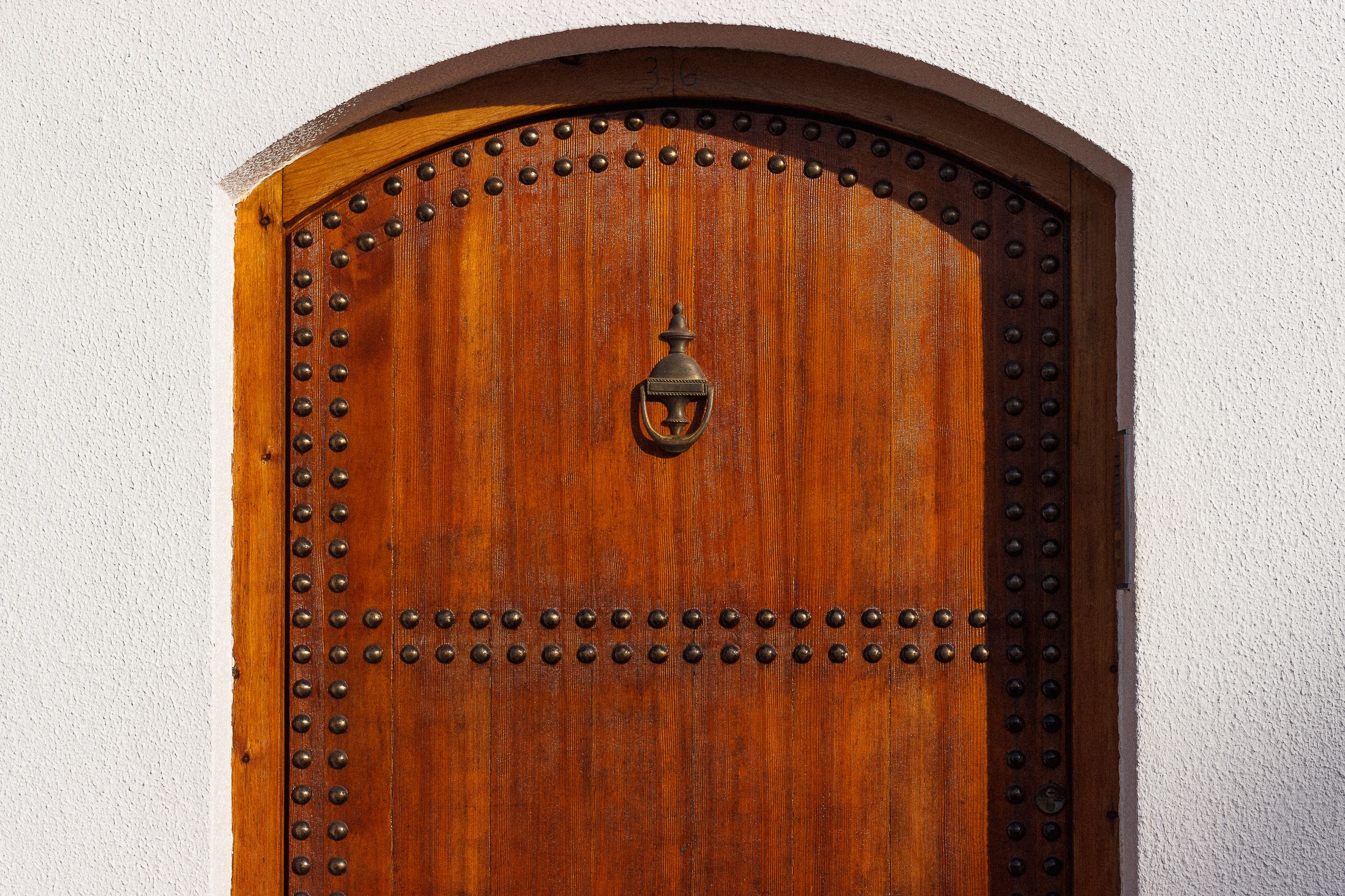 Porte massive bois