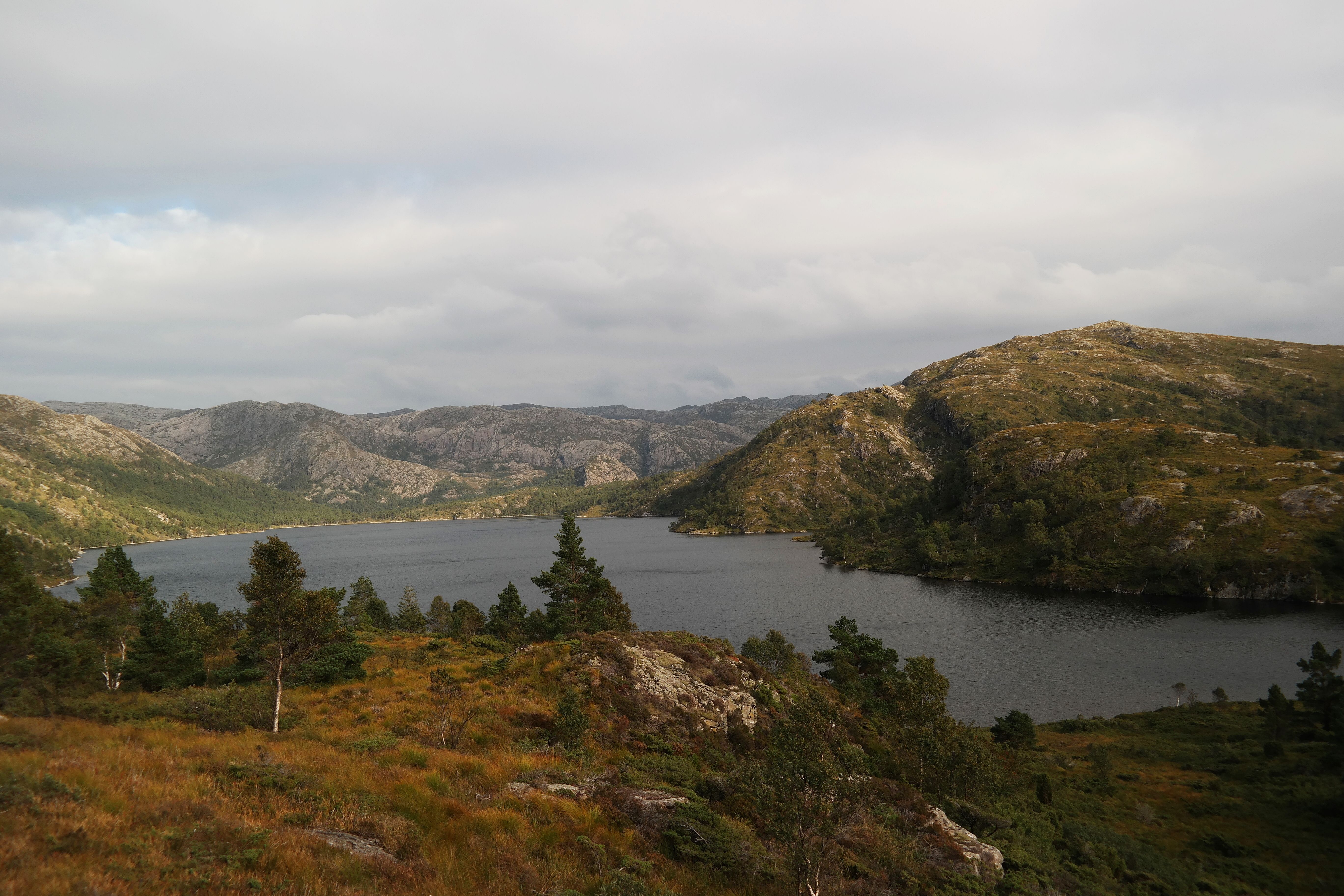 Scenic View of Fitjar Mountains and Lake · Free Stock Photo