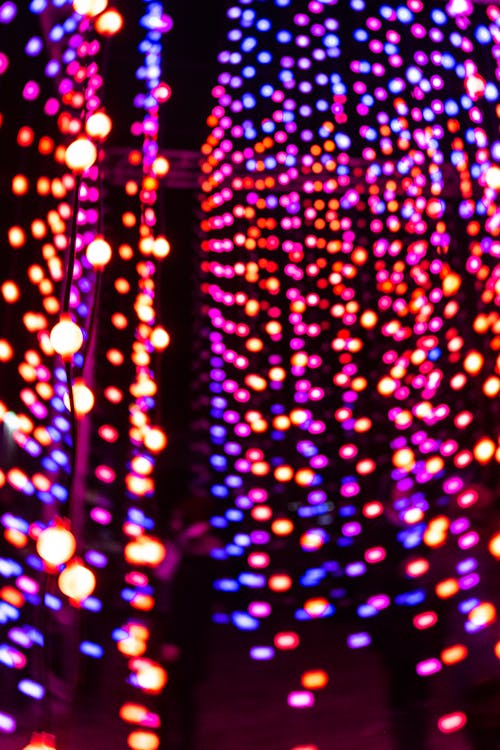 Free Photo of Colorful Lights Stock Photo