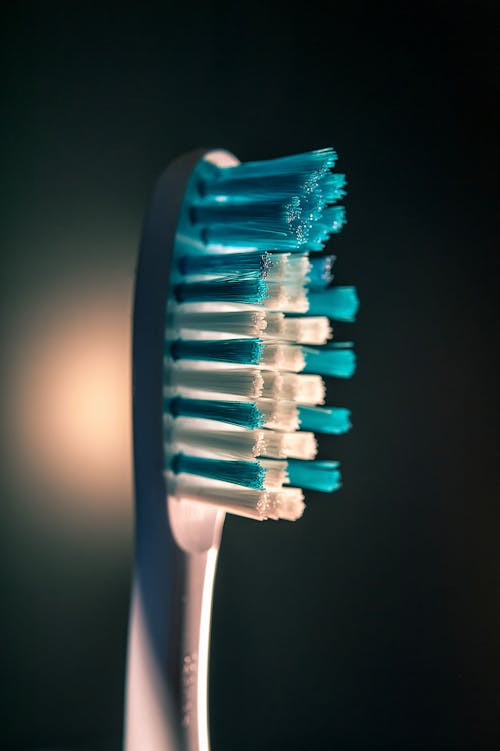 歯ブラシのクローズアップ写真