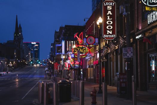 Lower Broadway on the Nashville Music Weekend route