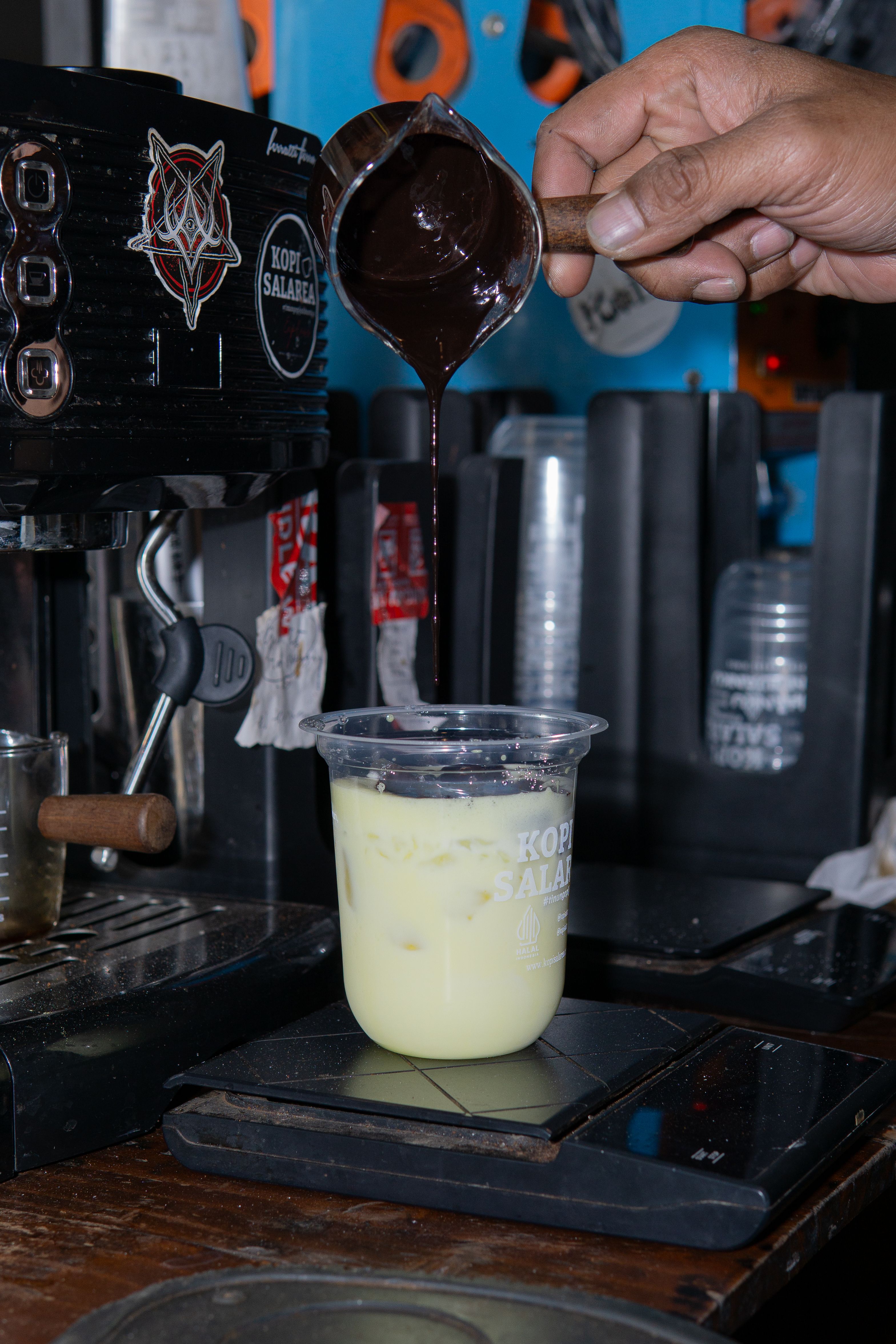 Artisan Coffee Pour at Kopi Saladin in Indonesia