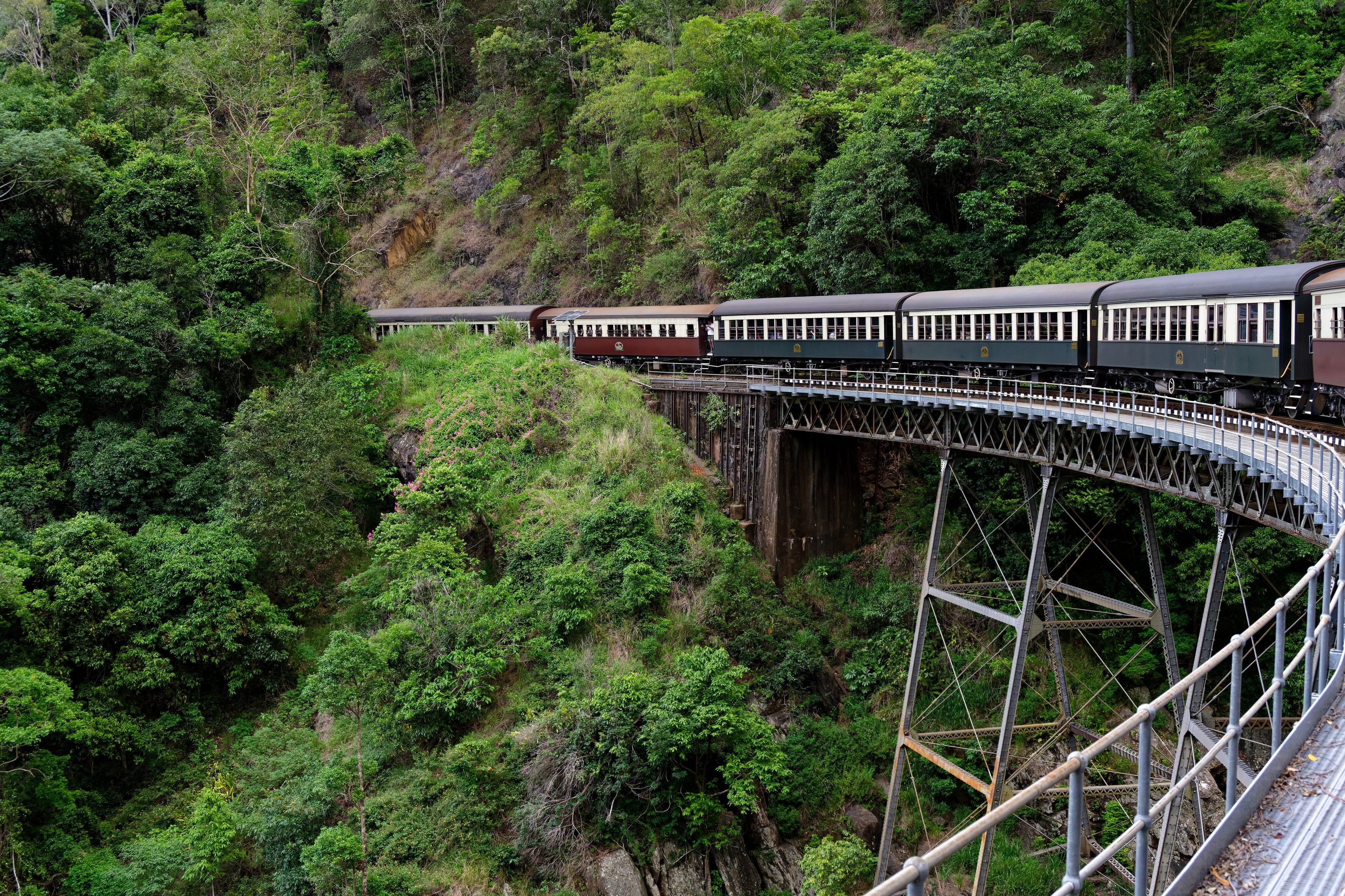 Schone Kuranda Scenic Railway Fotos
