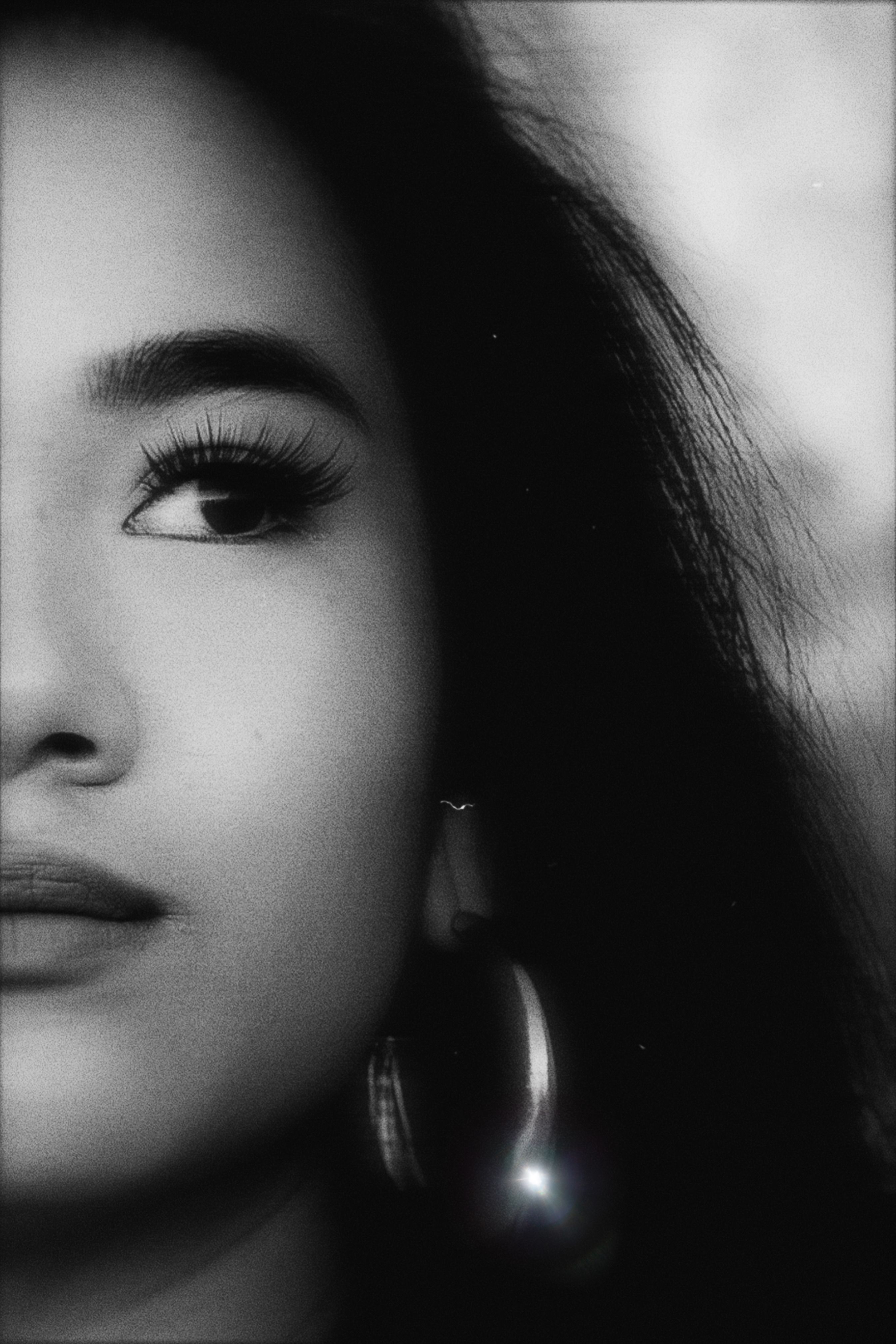 Black and White Portrait of a Woman · Free Stock Photo