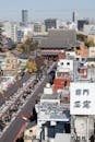 Aerial View of Senso-ji Temple in Tokyo