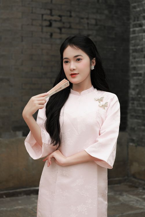 Elegant Asian Woman in Traditional Dress Free Stock Photo Elegant Asian Woman in Traditional Dress Free Stock Photo