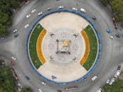 Aerial View of Angel of Independence, Mexico City