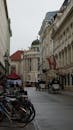 Charming Vienna Street with Horse Carriages