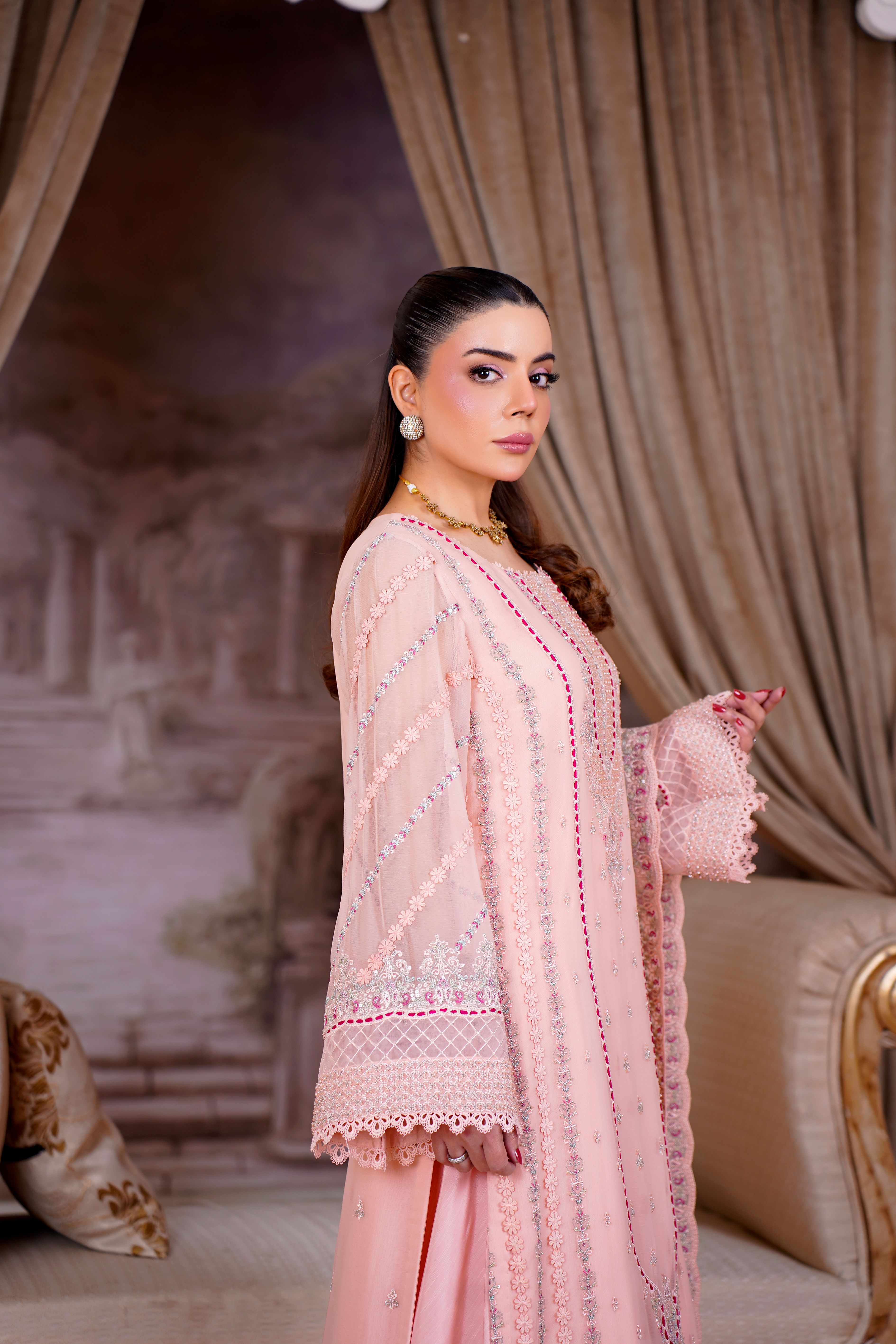 pakistani embroidered dresses Detailed hand embroidery. DM for details. . . . . . . . . . . hand embroidered, Pakistan dress , hand dress in Pakistan, made in Pakistan, fit check, summer outfit , formal outfit , Pakistan online #handembroidered Pakistani Dresses for Women Party