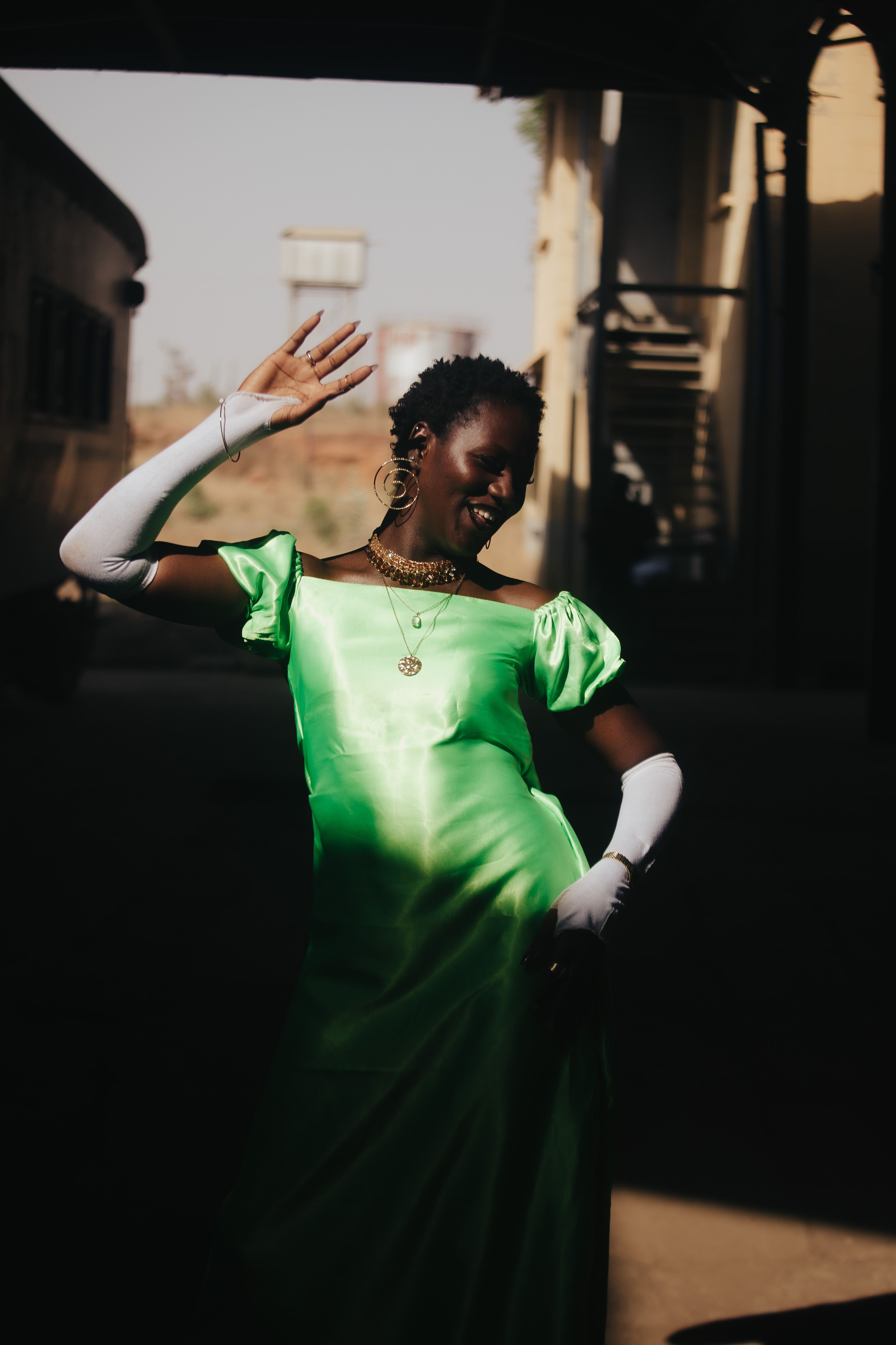 Robe verte