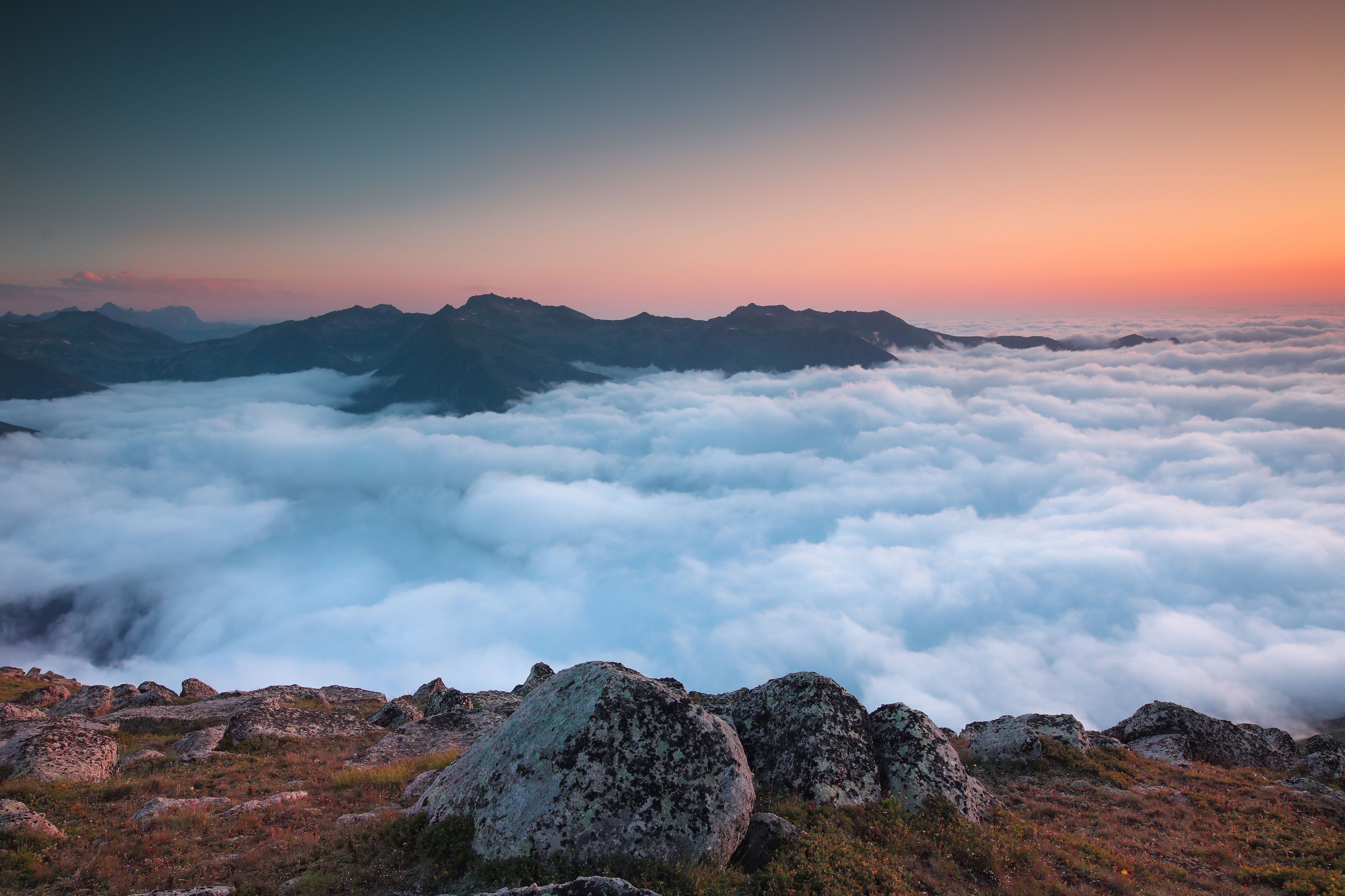 Sunrise Over Clouds in Fındıklı, Rize, Türkiye · Free Stock Photo