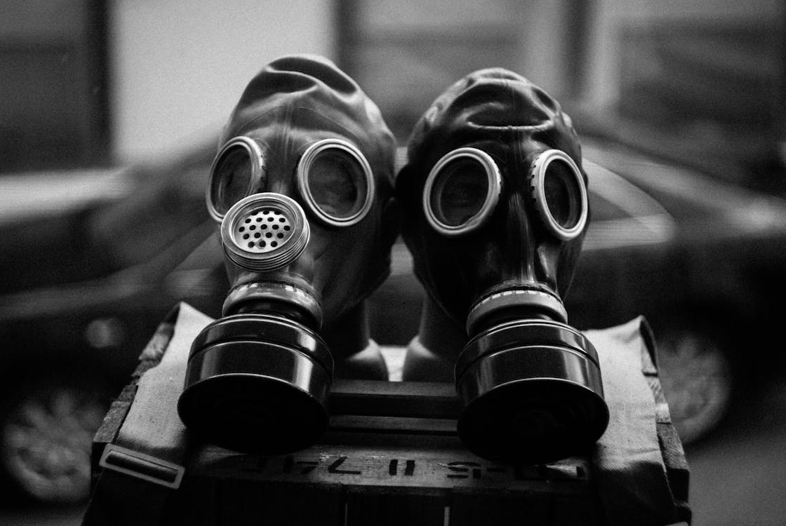 Free Close-up Photo of Gas Masks Stock Photo
