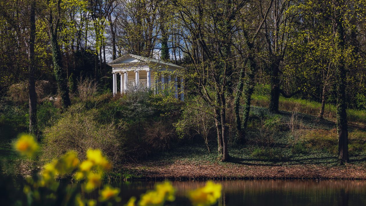 Spring In Poland Scenic Temple Amidst Spring Forest in Poland · Free Stock Photo