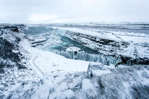 คลังภาพถ่ายฟรี ของ gullfoss, กระแสน้ำ, กลางแจ้ง