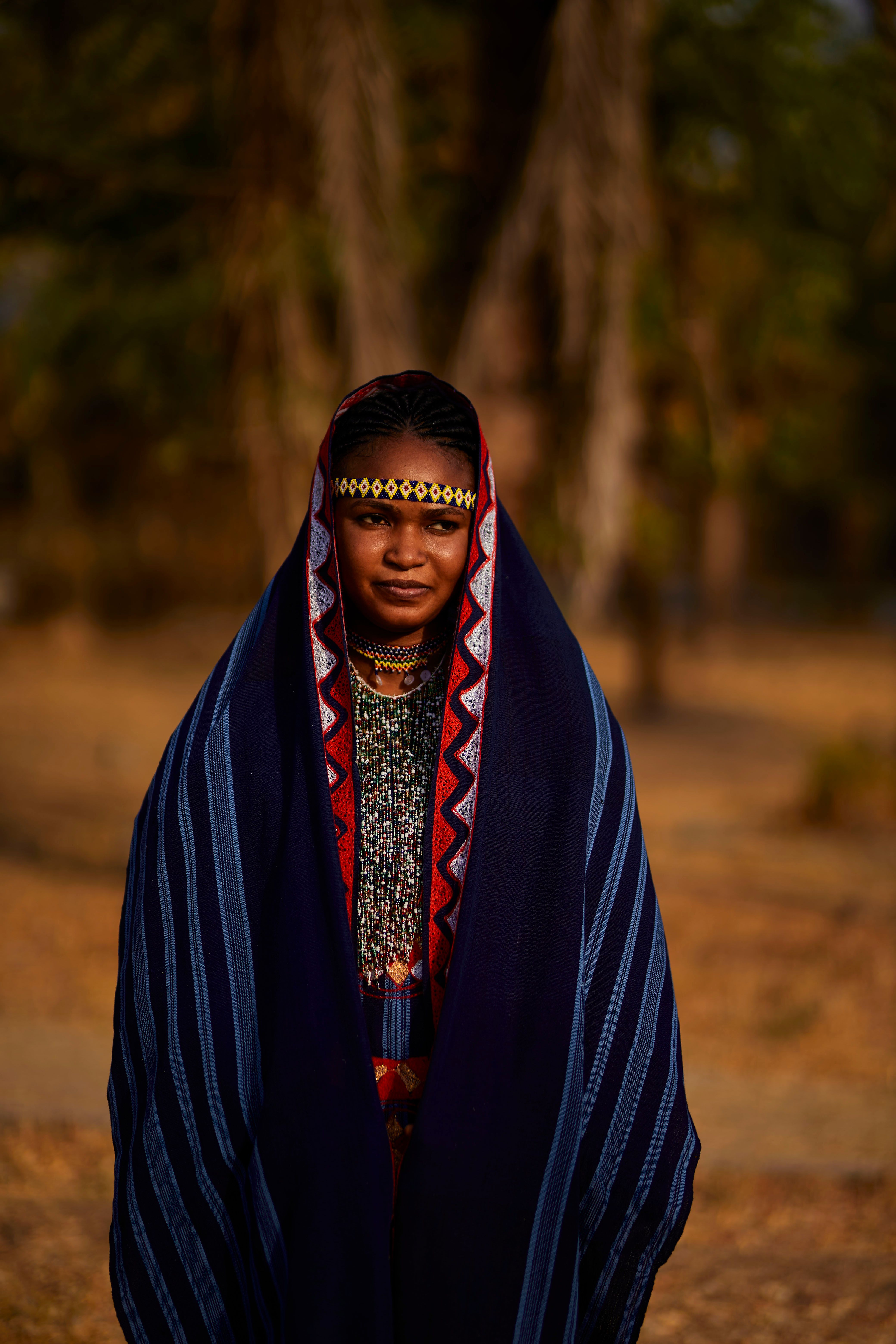 Portrait of Woman in Traditional African Attire · Free Stock Photo