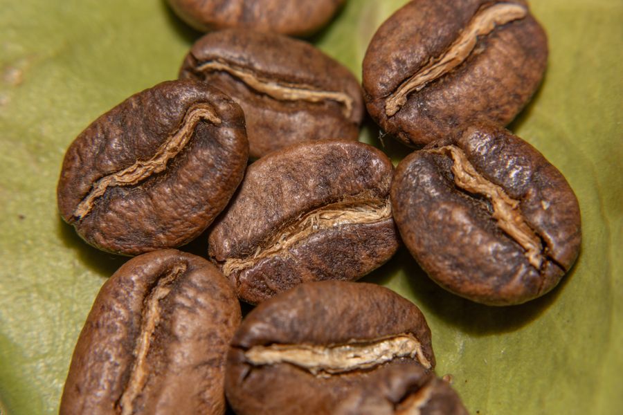Roasted coffee beans from Colombia
