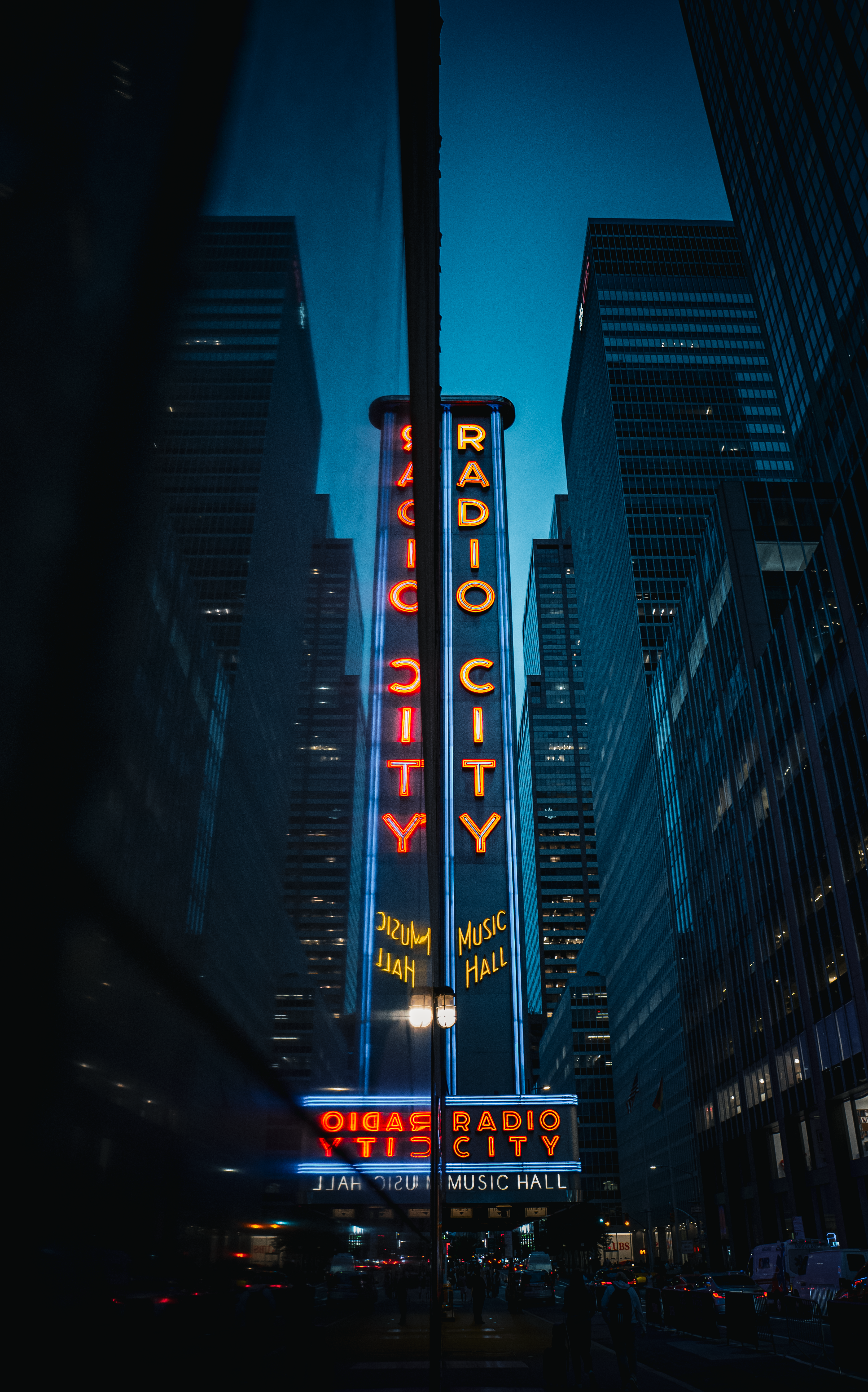 Iconic Radio City Music Hall at Night · Free Stock Photo