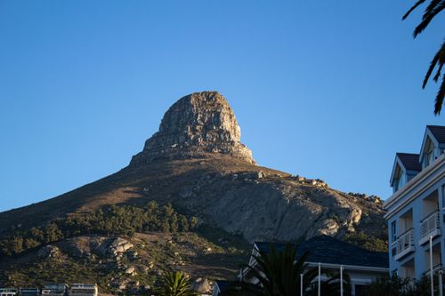 Free Stunning view of Lion's Head mountain under clear blue skies in Cape Town. Stock Photo