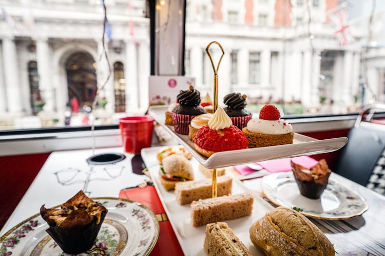 Cakes And Cupcakes On The Table