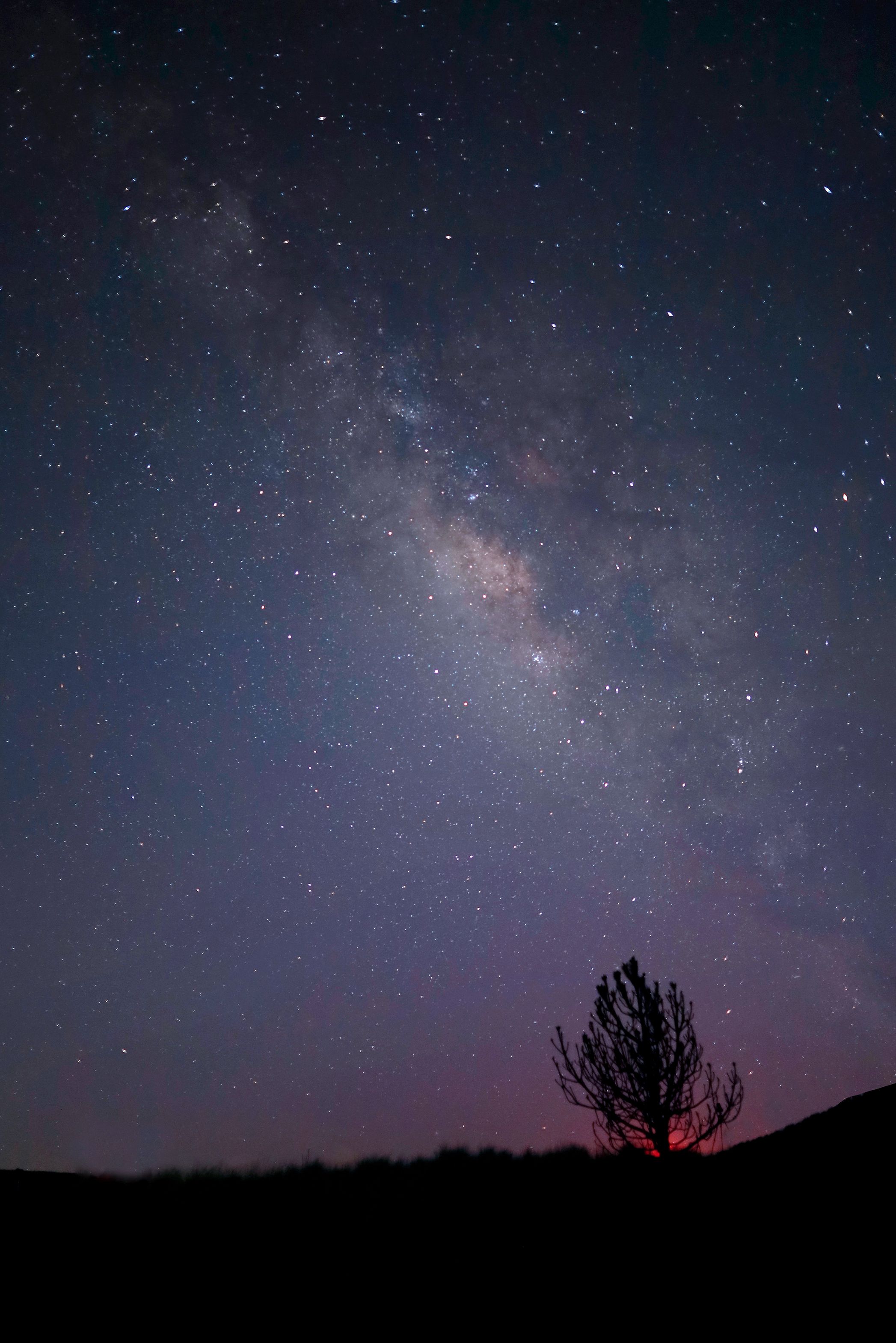 Stunning Night View of Milky Way in Puebla · Free Stock Photo