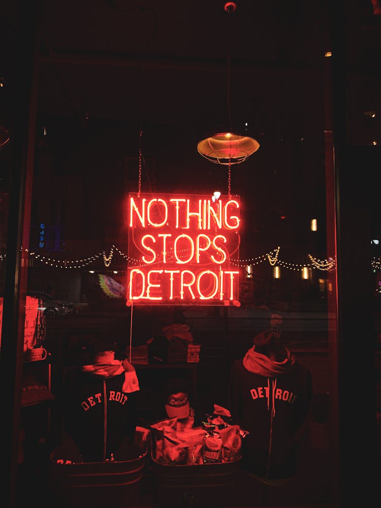  Led Signage On A Storefront