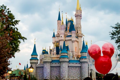 Free stock photo of balloon, castle, disney Stock Photo