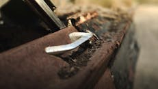 Close-Up of Rusted Vintage Car Details