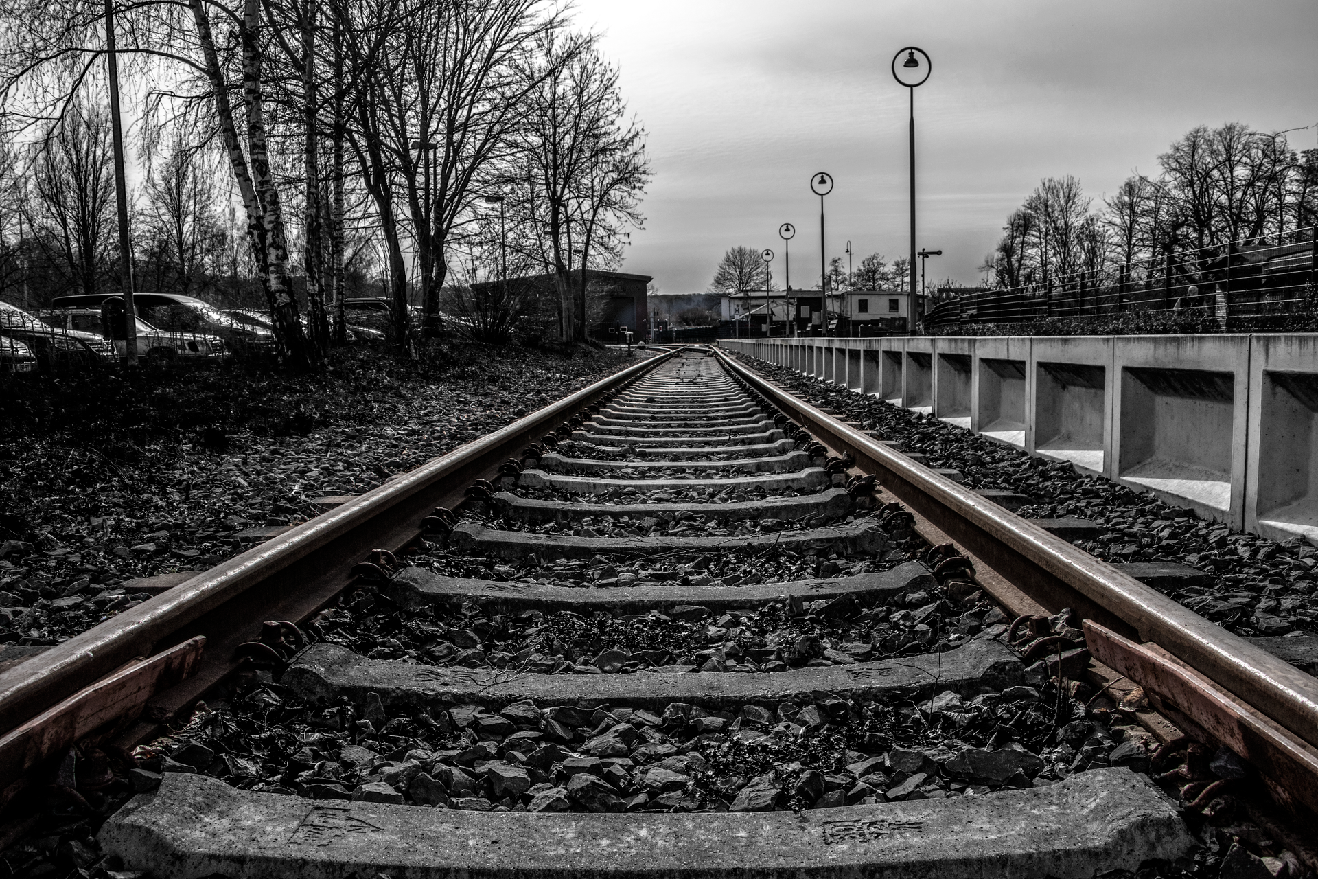 Brown Train Rail