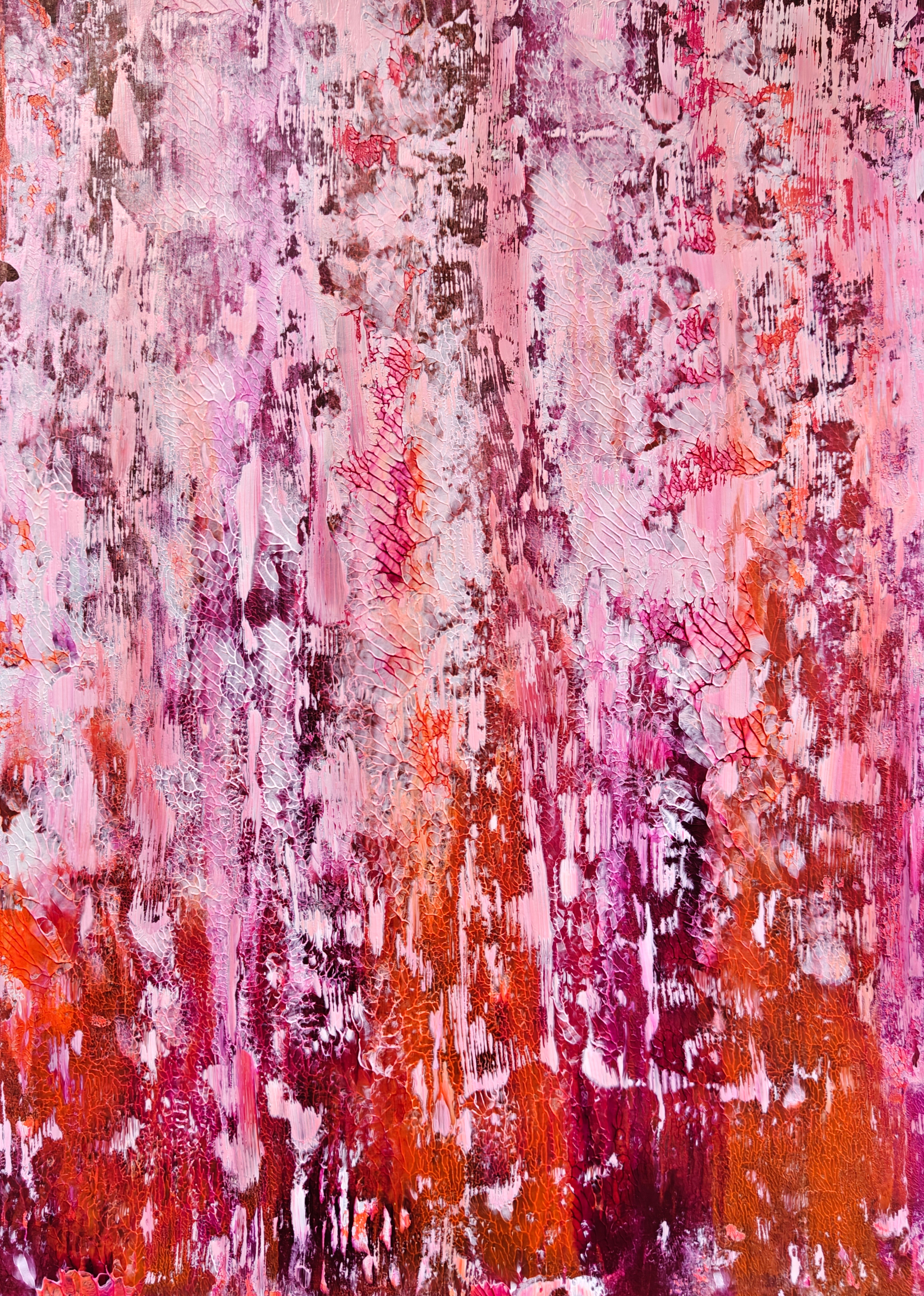 Red And Beige Abstract Painting · Free Stock Photo