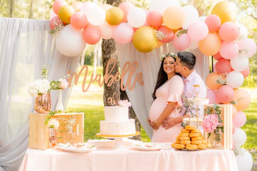 Free Man Kissing Woman Stock Photo