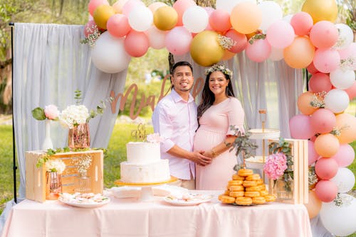 Free Couples Baby Shower Stock Photo