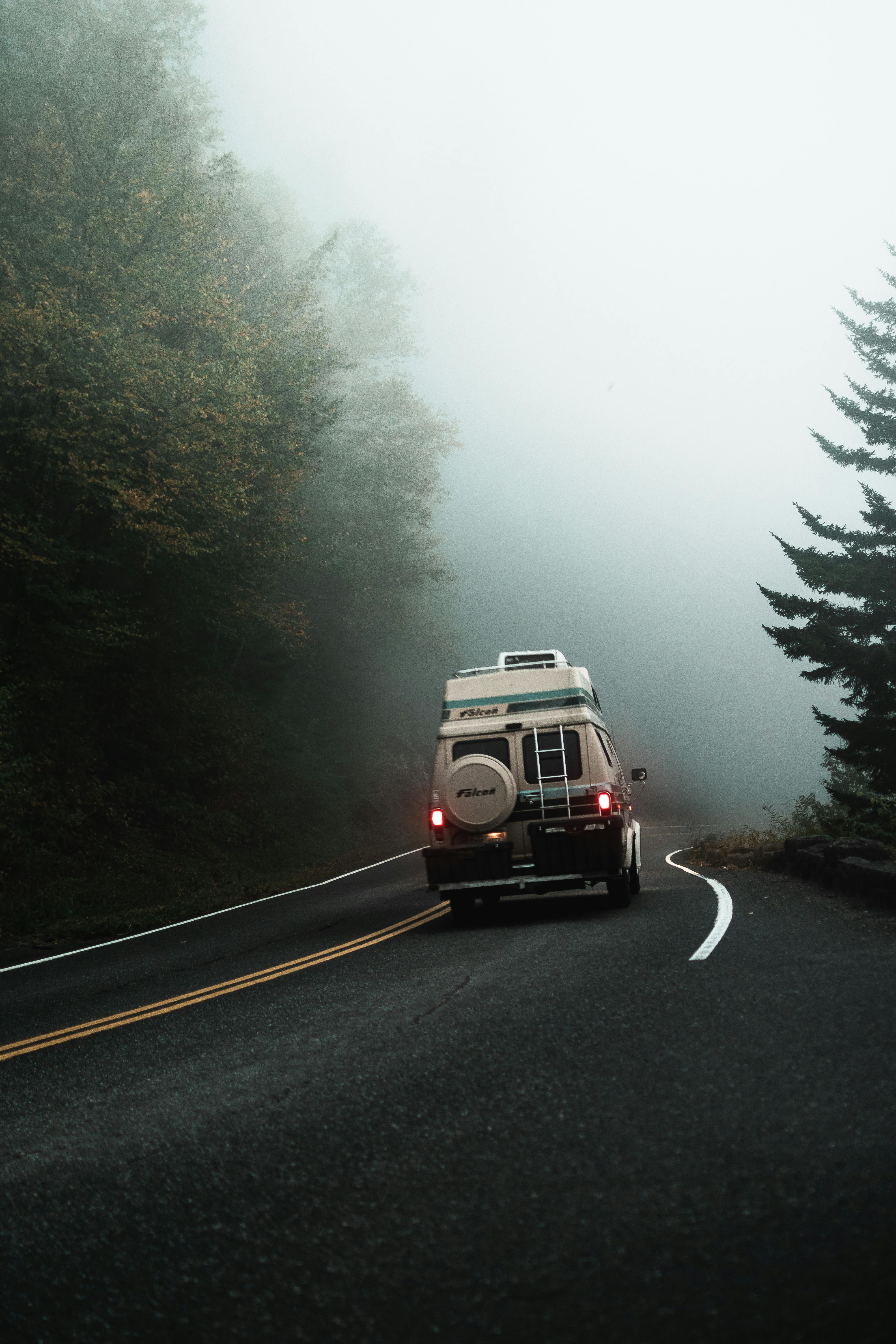 vehicle on the road