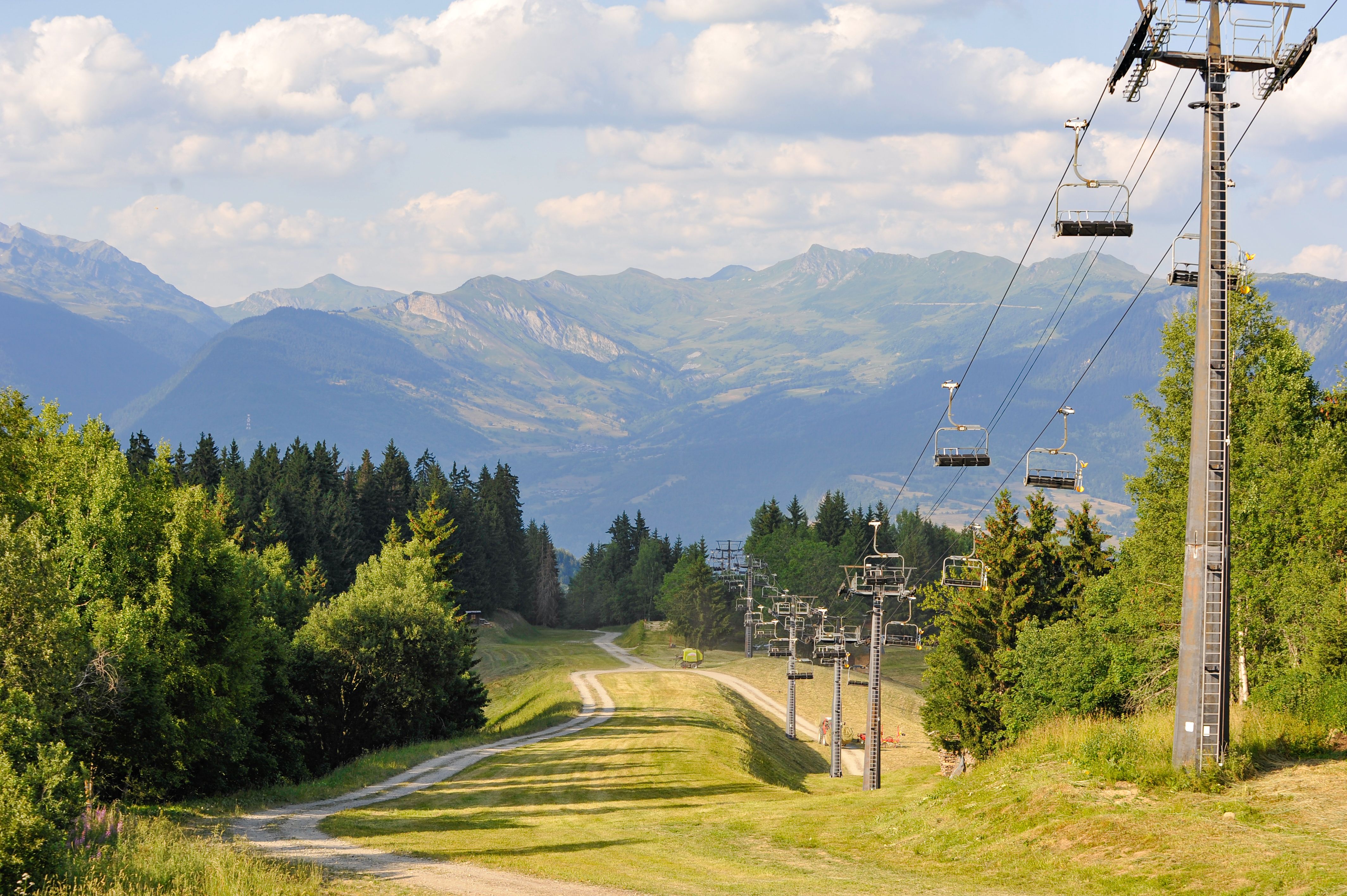 Sareis Chairlift i widok