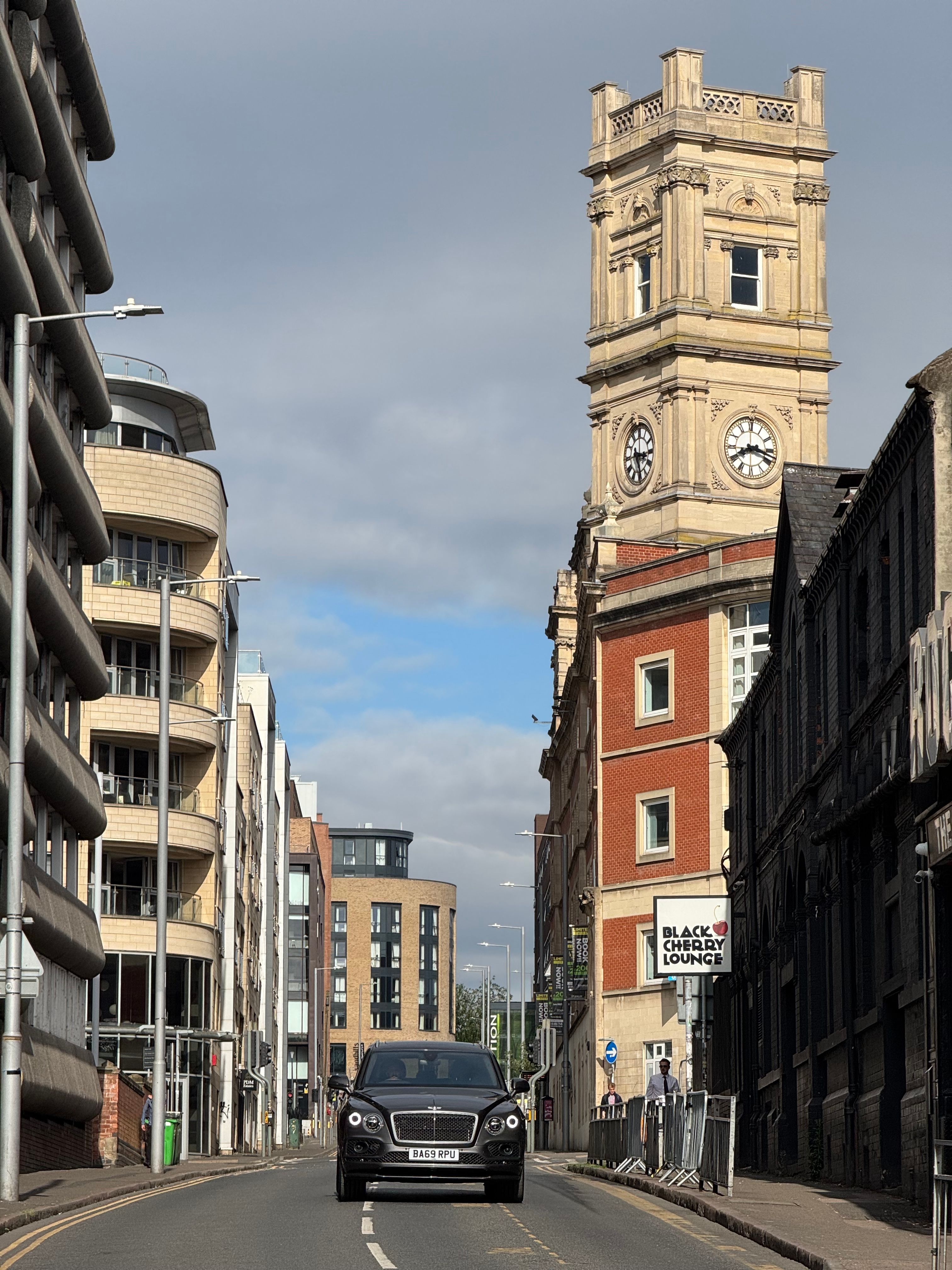 Clock Tower in Nottingham City Street View · Free Stock Photo